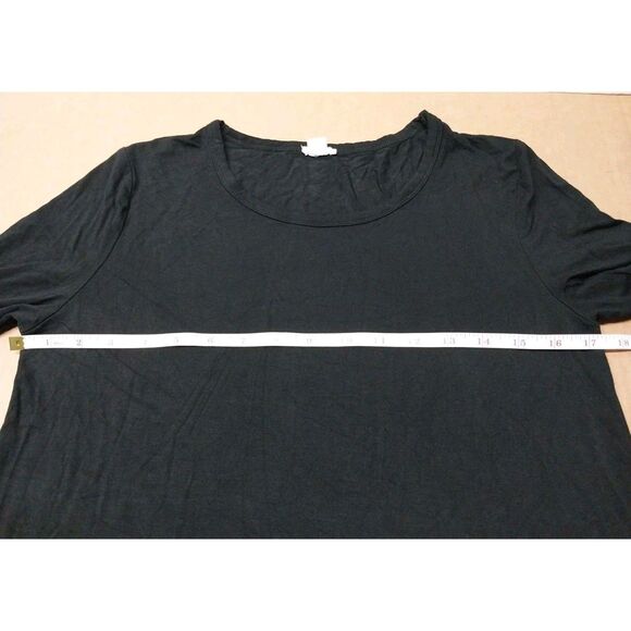 Garage Size Small Black Soft Tunic Shirt Dress Jersey Knit Bohemian Witchy Cute - Picture 6 of 11